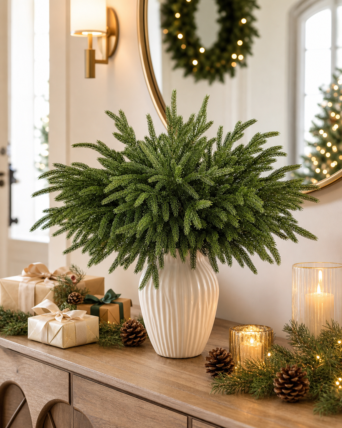 Boreal 18" Pine & Cedar Stems, Set of 10