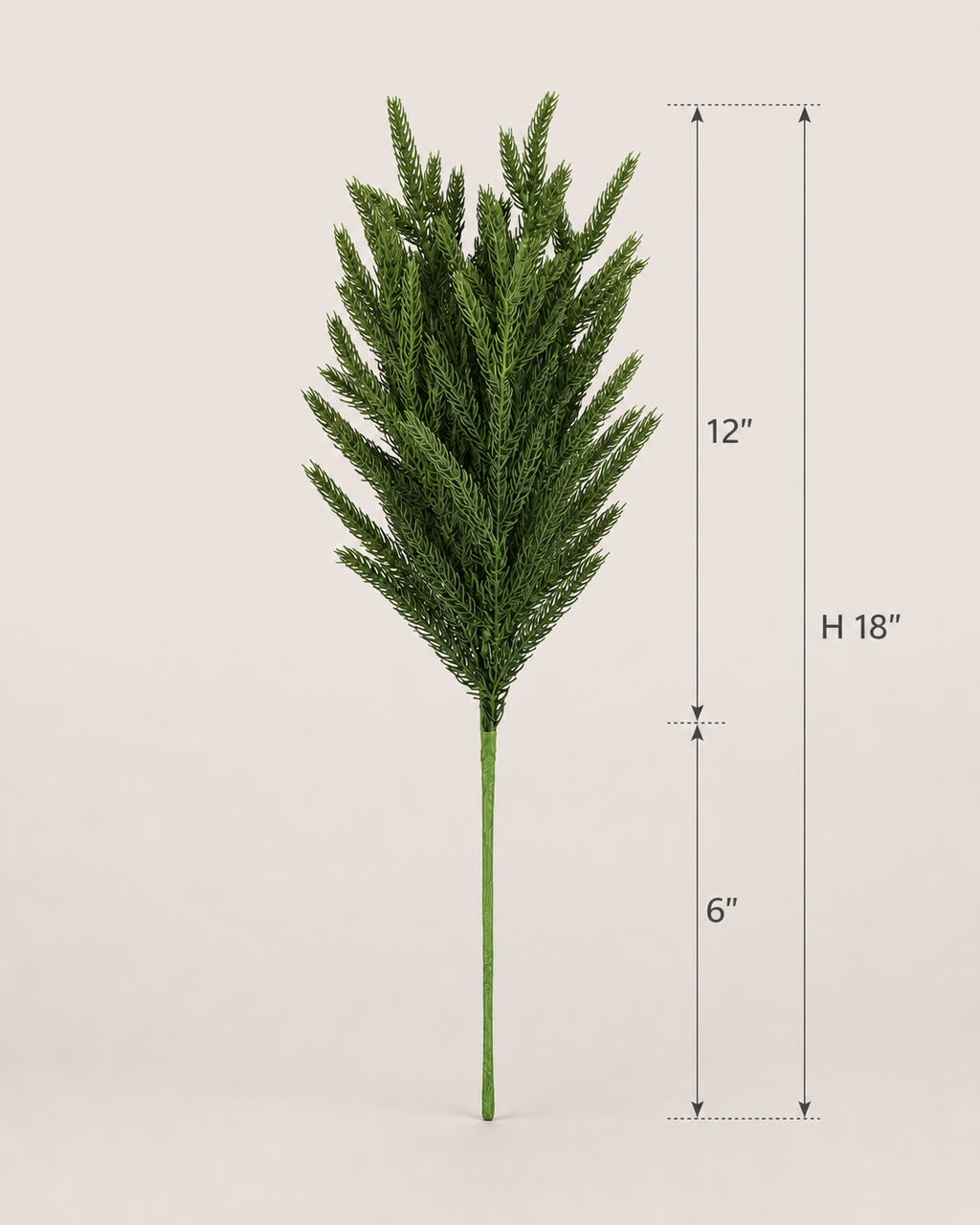 Boreal 18" Pine & Cedar Stems, Set of 10