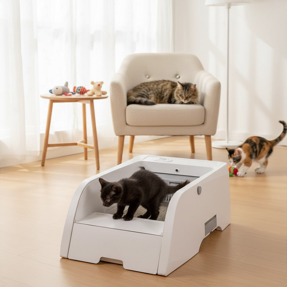 GOODNEST ORACLE | Automatic Open-Top Litter Box