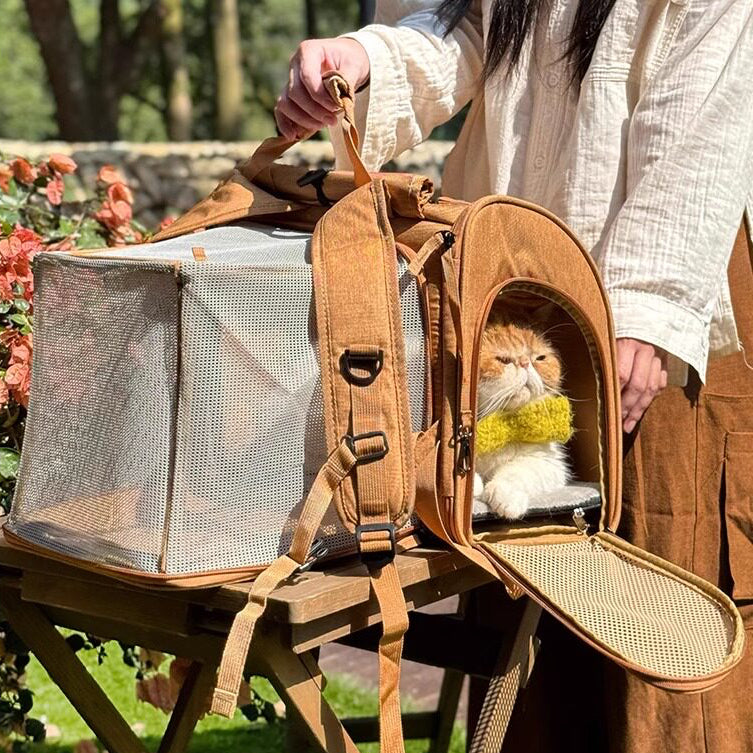 GOODNEST TREK | Expandable Pet Travel Backpack