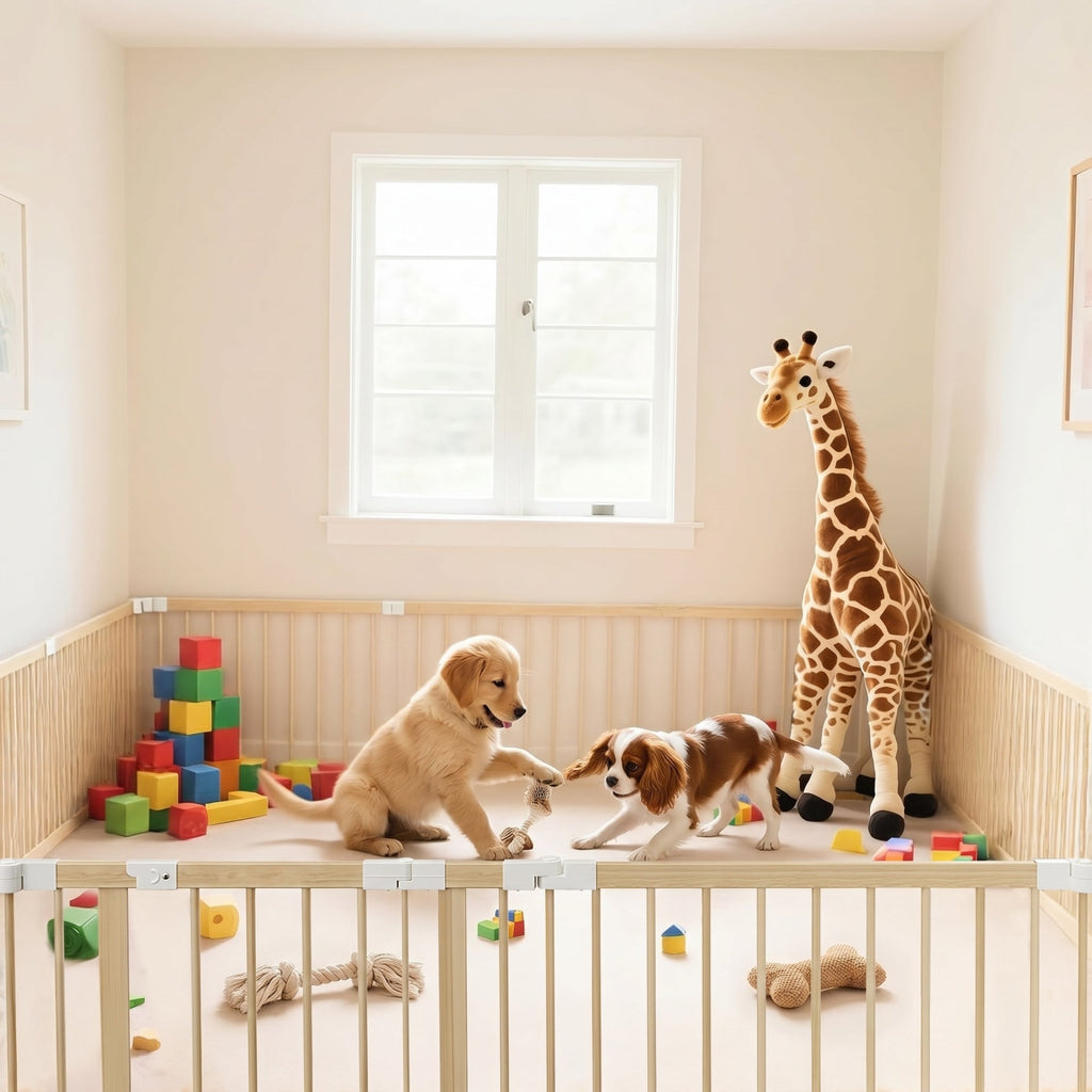 GOODNEST GROVE | Timber Pet Playpen & Tree Barrier
