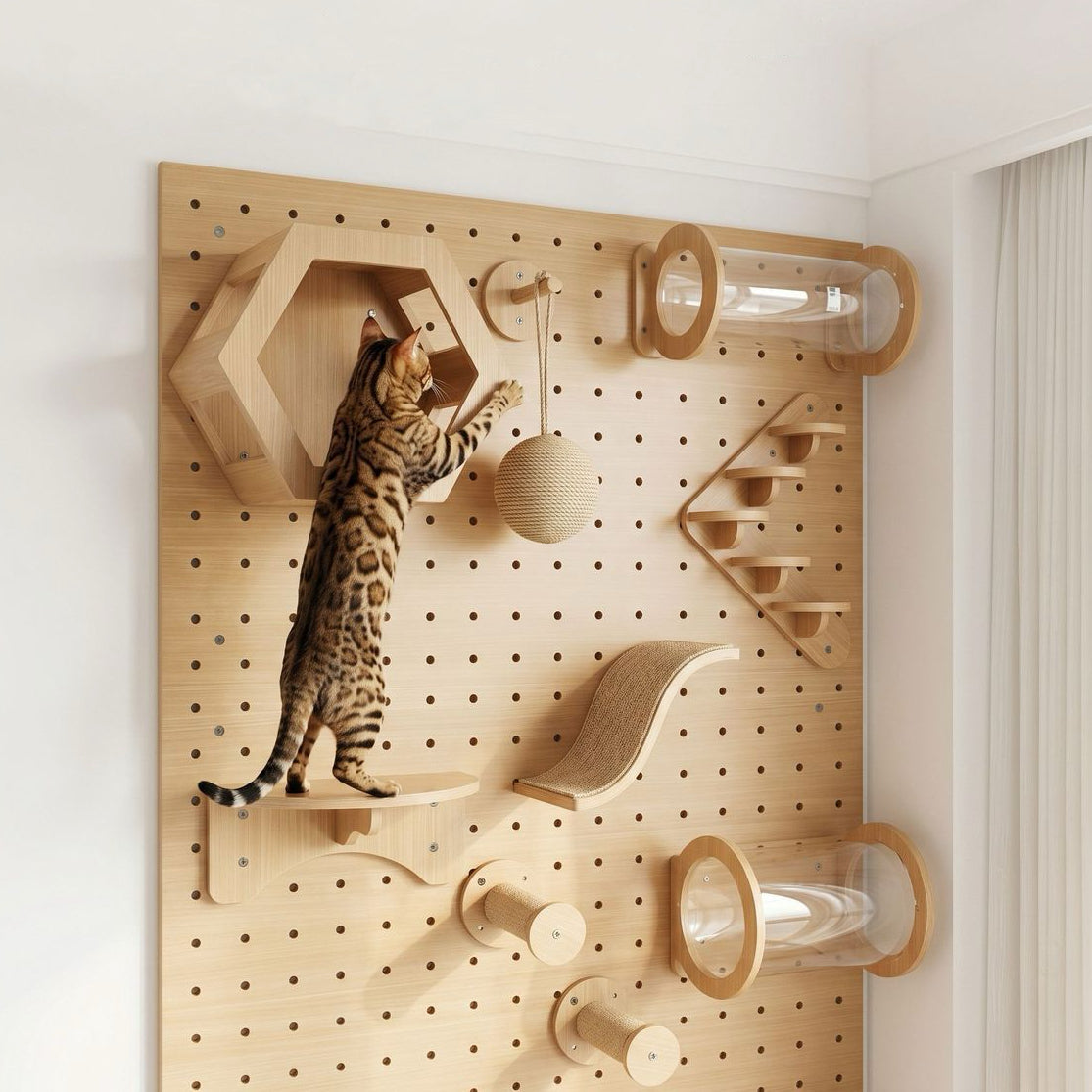 GOODNEST CATWALK | Wall-Mounted Cat Adventure Board