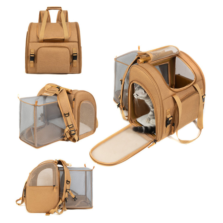 GOODNEST TREK | Expandable Pet Travel Backpack