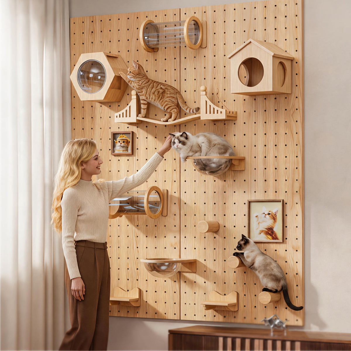 GOODNEST SCALE | Wall-Mount Cat Adventure Set