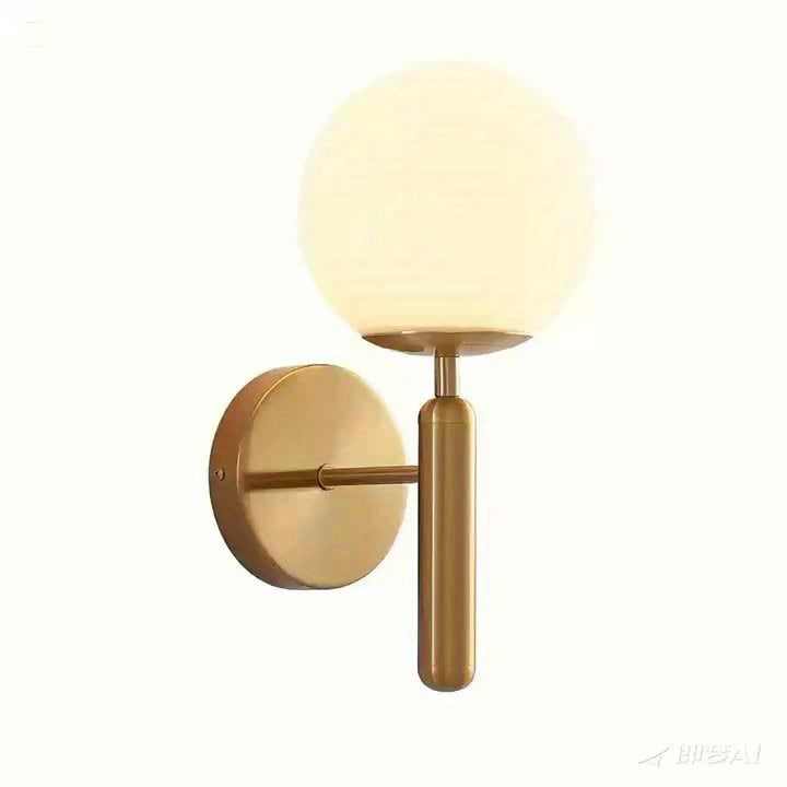 Orb Glass Globe Wall Light