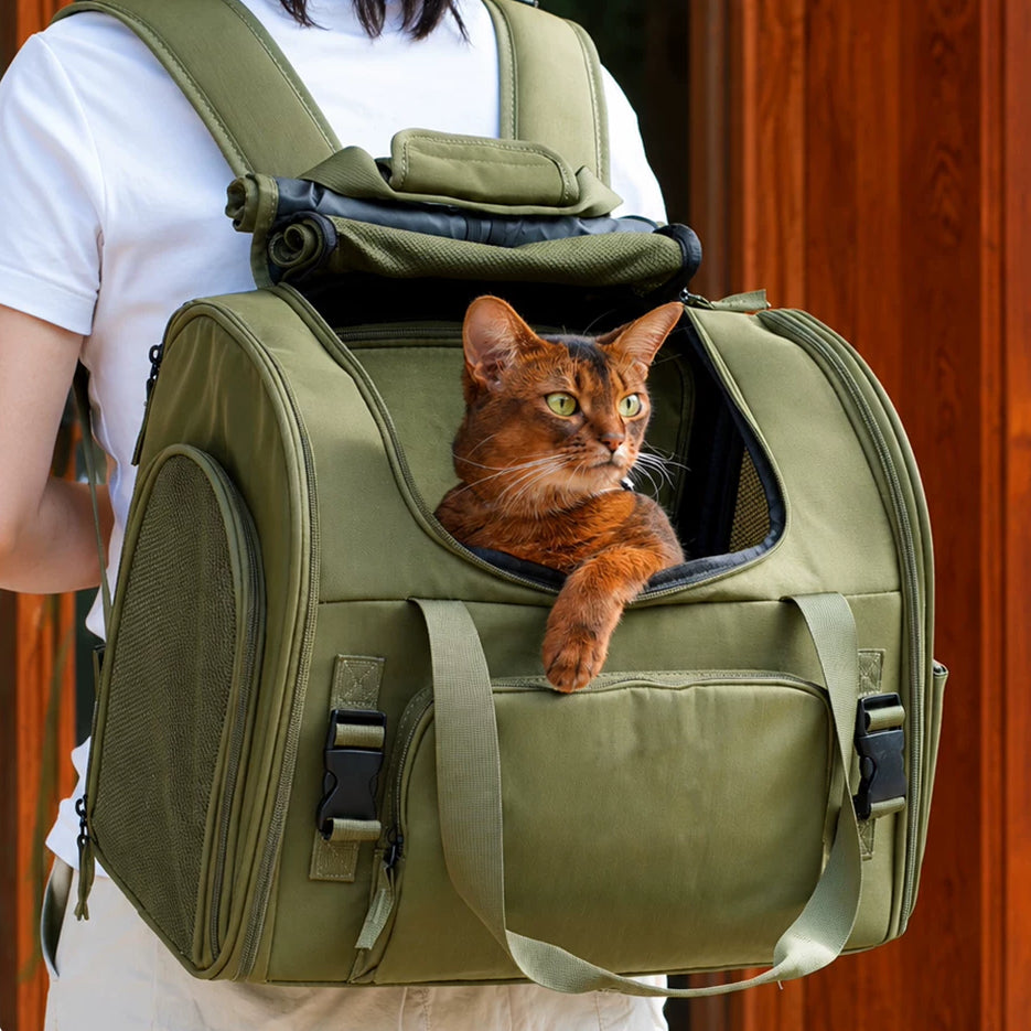 GOODNEST TREK | Expandable Pet Travel Backpack