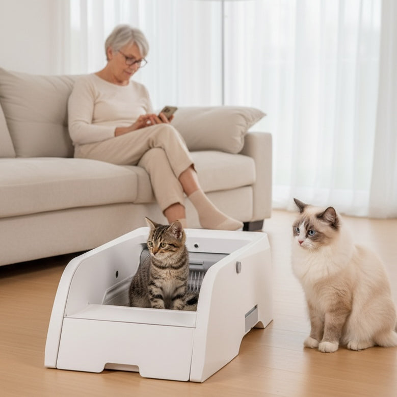 GOODNEST ORACLE | Automatic Open-Top Litter Box