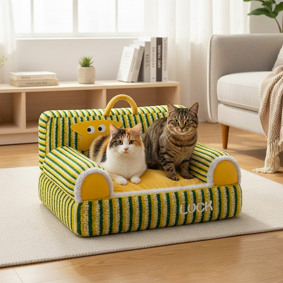 GOODNEST PLUME | Fluffy Pet Sofa Bed