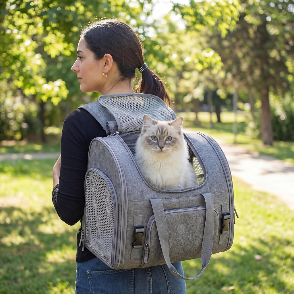 GOODNEST TREK | Expandable Pet Travel Backpack