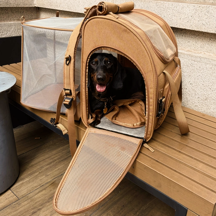GOODNEST TREK | Expandable Pet Travel Backpack