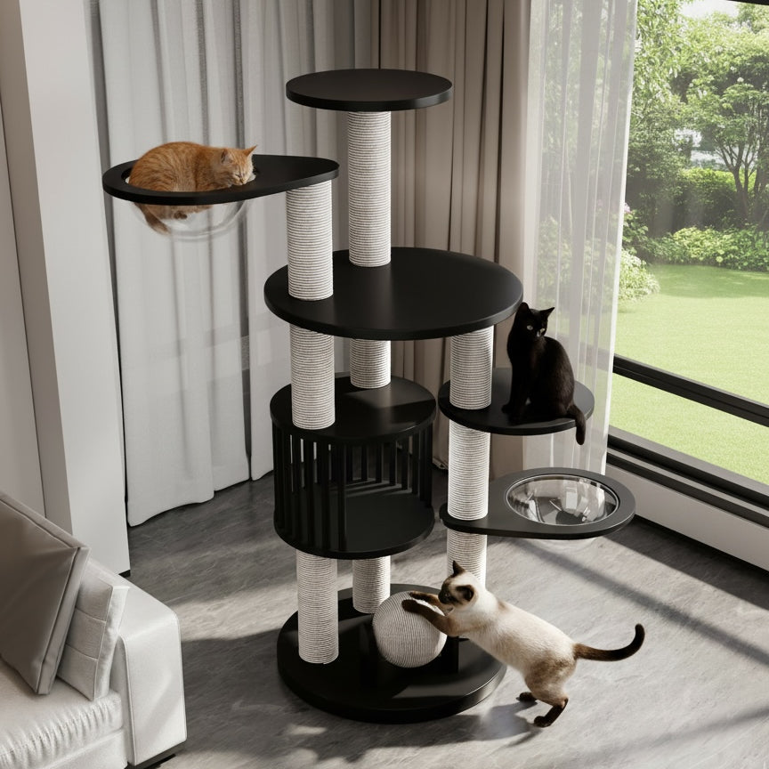 GOODNEST CANOPY | Multi-Tier Cat Tree Tower
