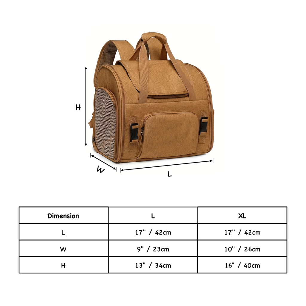 GOODNEST TREK | Expandable Pet Travel Backpack