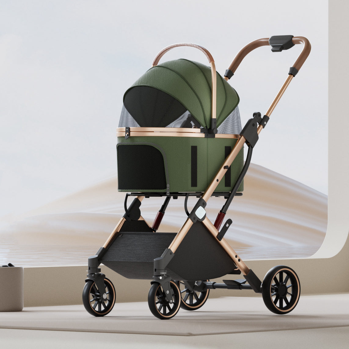 GOODNEST ROVER | 2-in-1 Foldable Pet Stroller