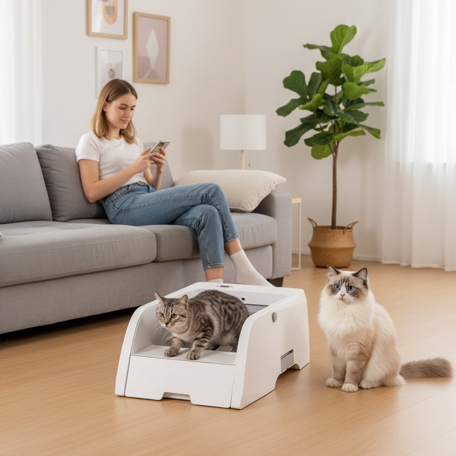 GOODNEST ORACLE | Automatic Open-Top Litter Box