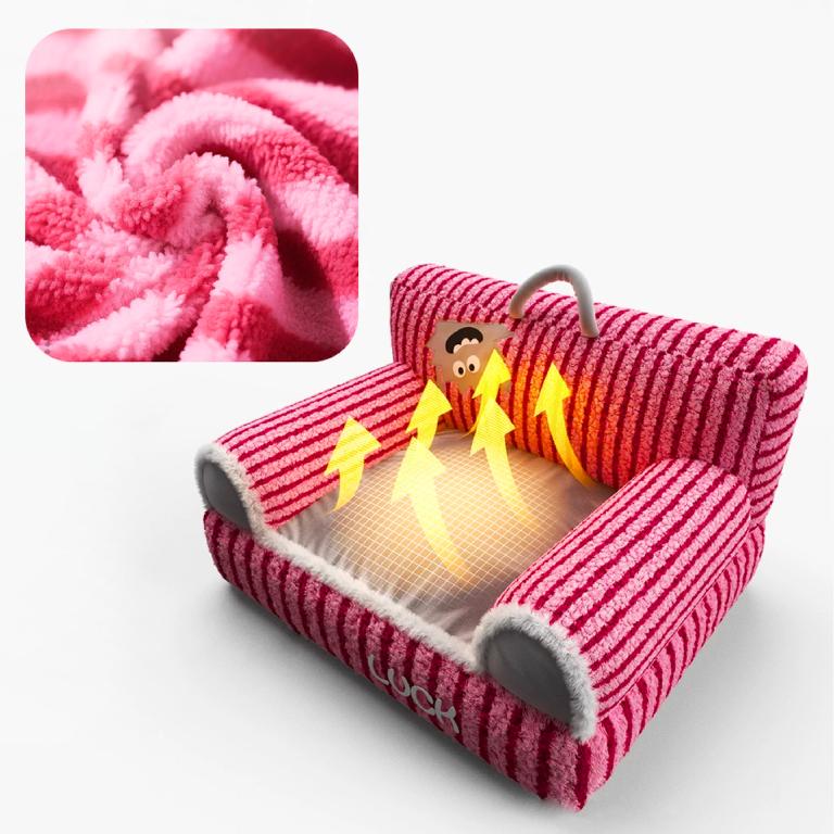 GOODNEST PLUME | Fluffy Pet Sofa Bed