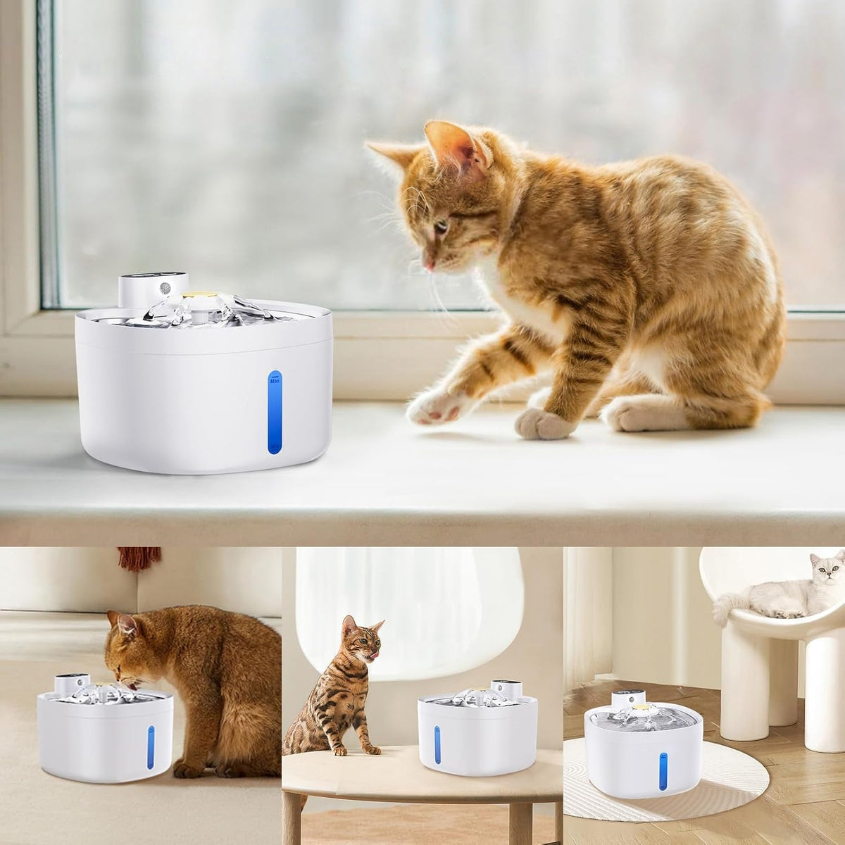 GOODNEST SPRING | Sensor-Activated Pet Fountain