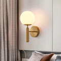 Orb Glass Globe Wall Light