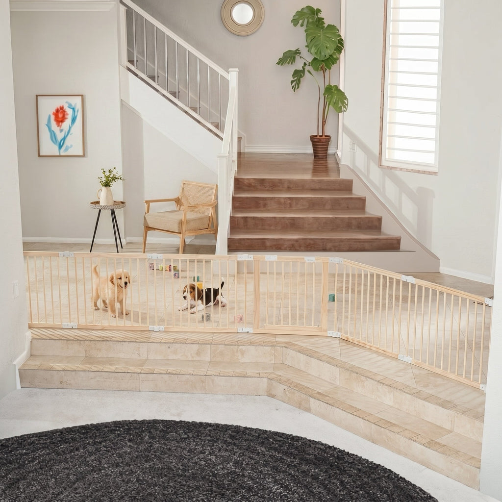 GOODNEST GROVE | Timber Pet Playpen & Tree Barrier