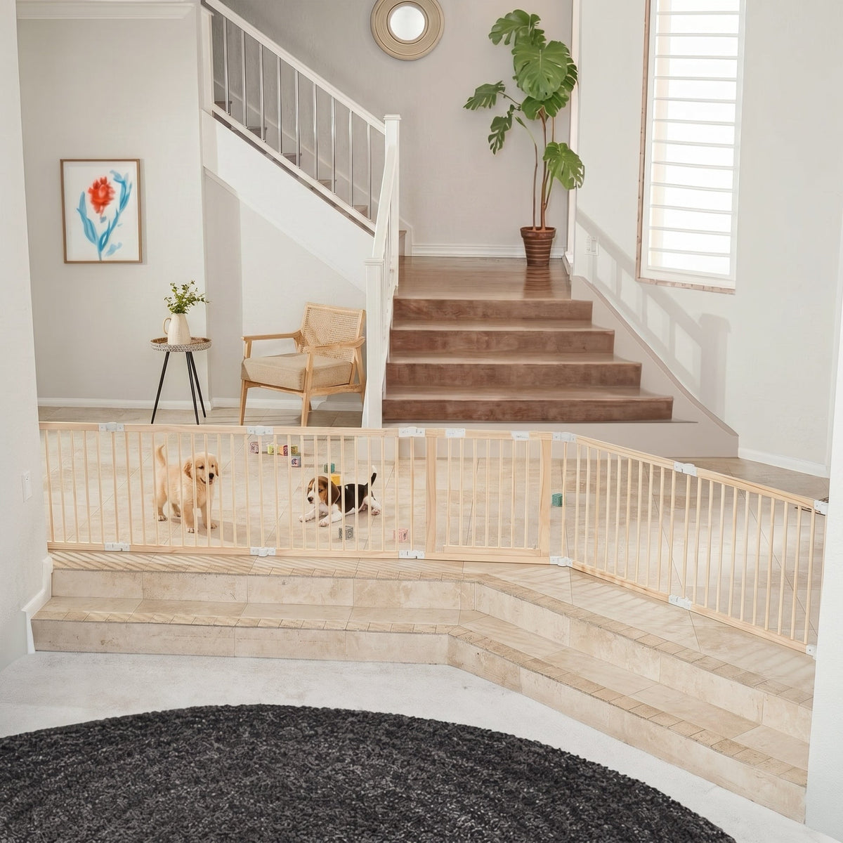 GOODNEST GROVE | Timber Pet Playpen & Tree Barrier