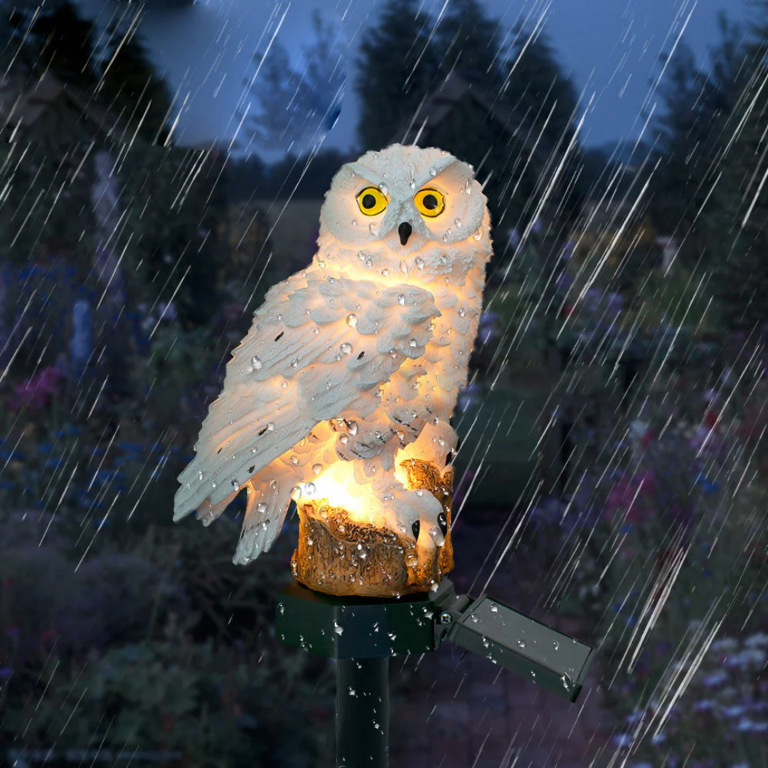 Hoot Solar Owl Pathway Light