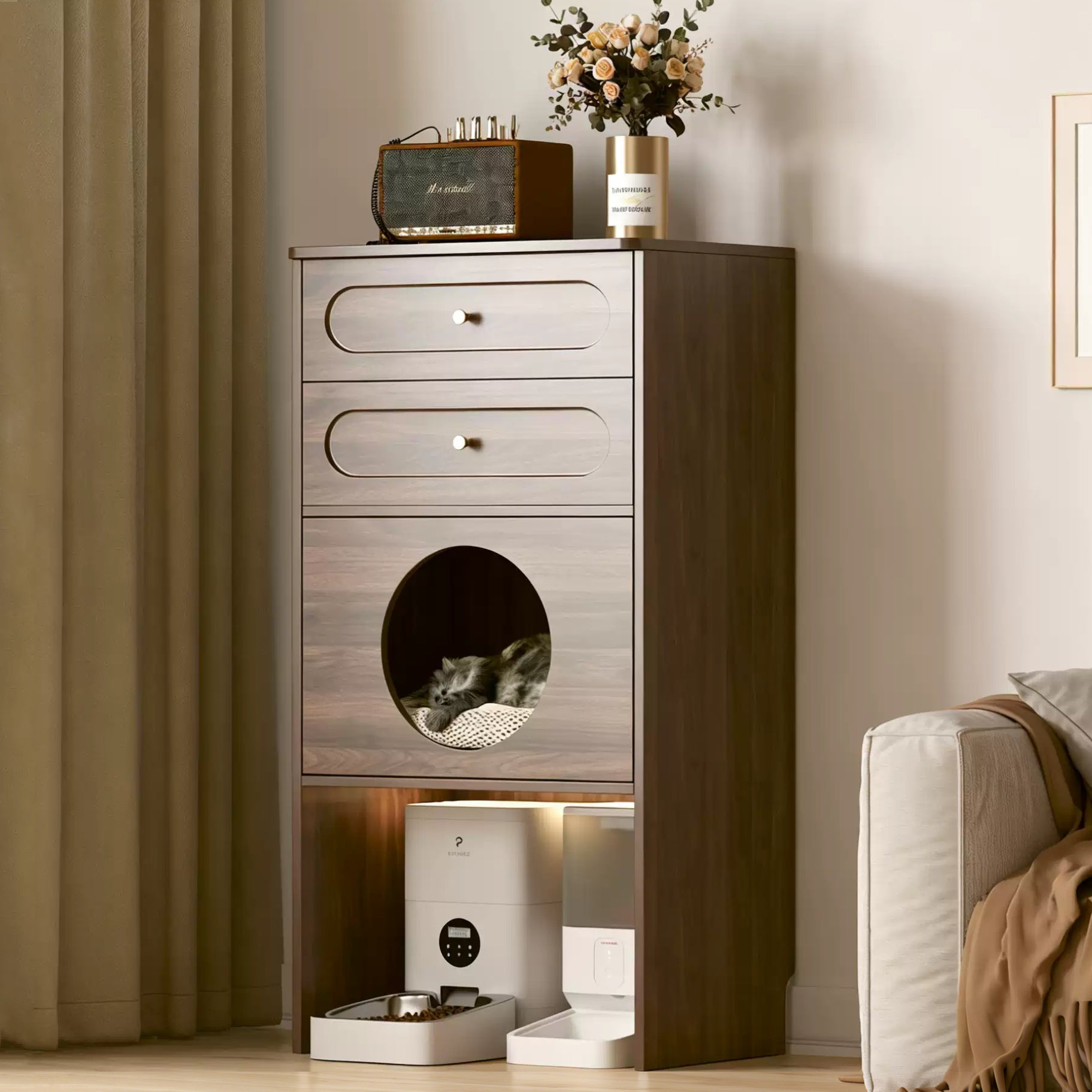 GOODNEST BURROW | Pet Nest Storage Cabinet