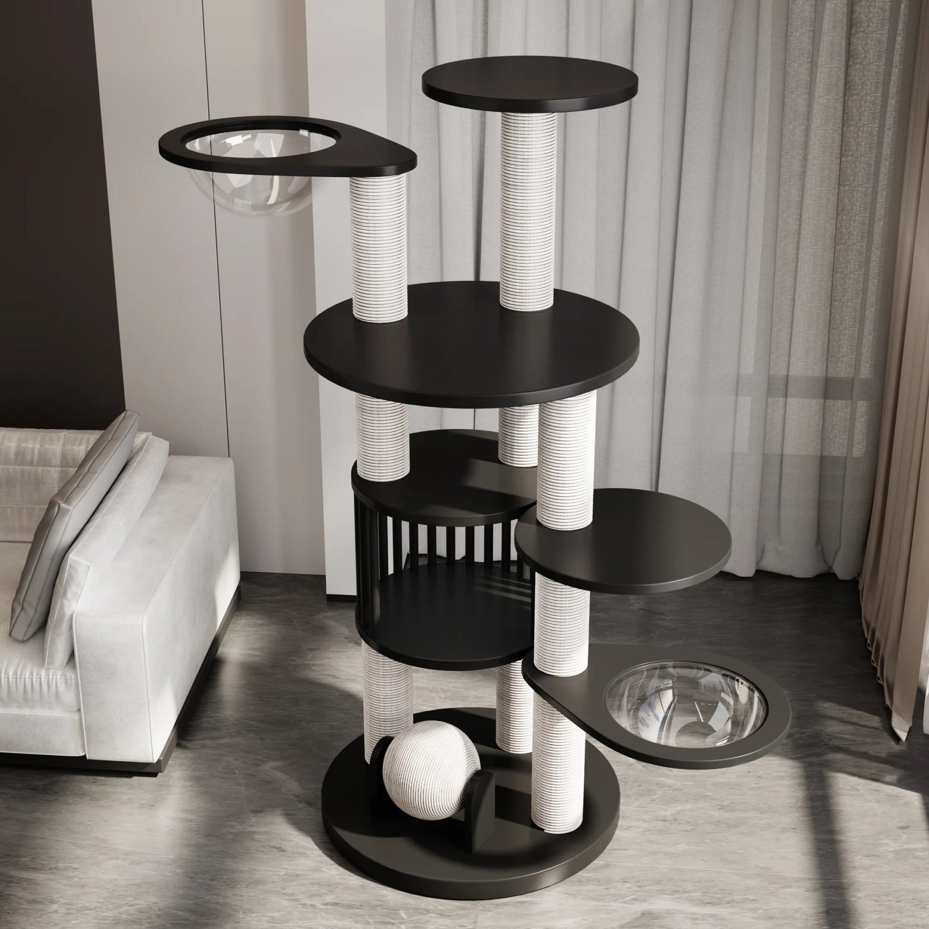GOODNEST CANOPY | Multi-Tier Cat Tree Tower