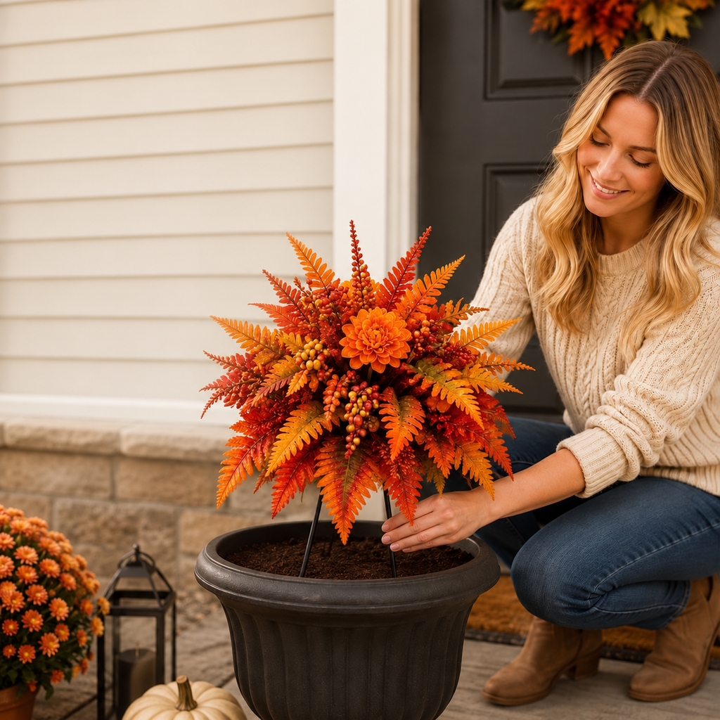 Sheaf 15.8" Harvest Floral Stake