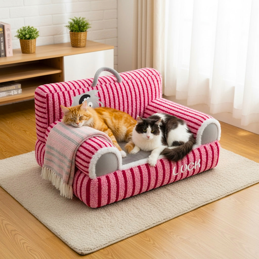 GOODNEST PLUME | Fluffy Pet Sofa Bed