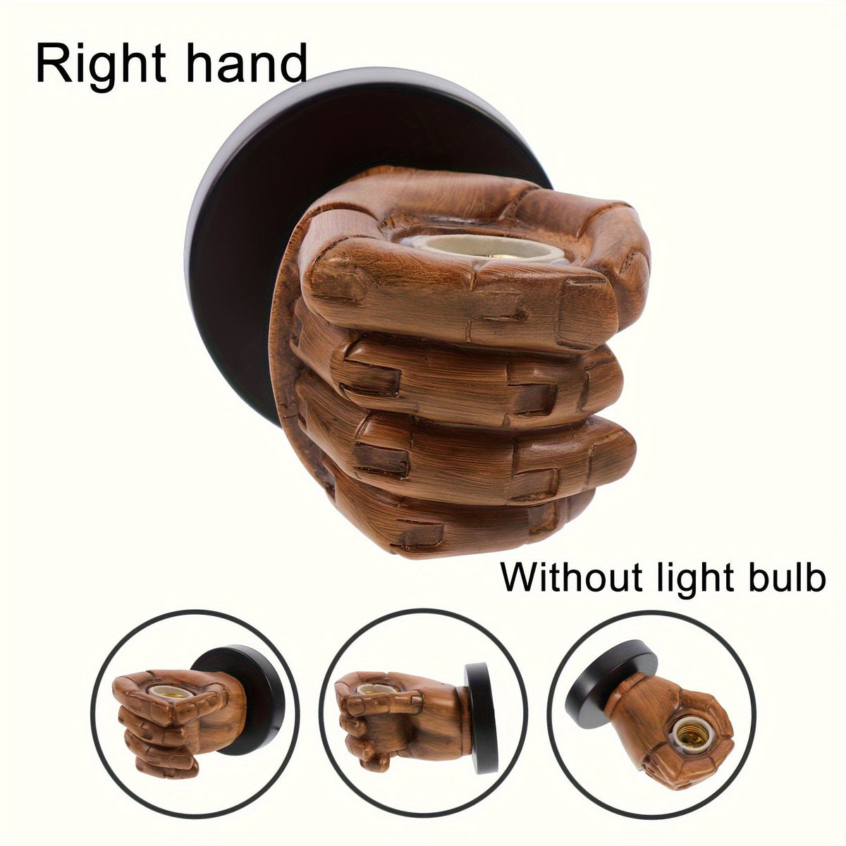 Palm Sculptural Hand Wall Light