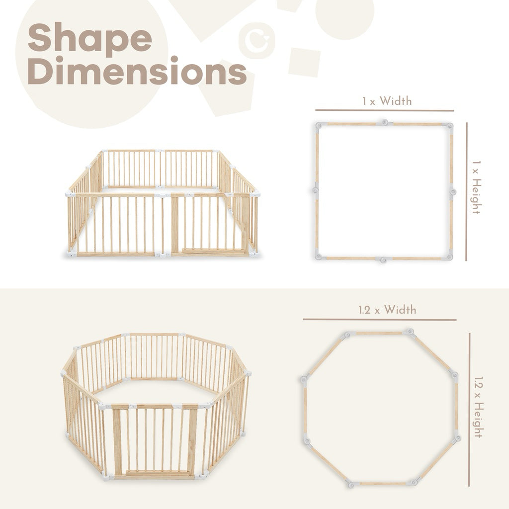 GOODNEST GROVE | Timber Pet Playpen & Tree Barrier