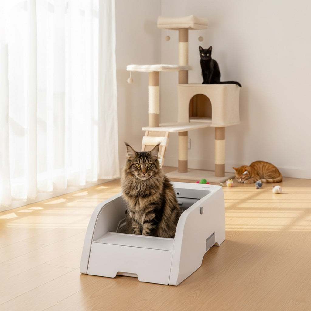 GOODNEST ORACLE | Automatic Open-Top Litter Box