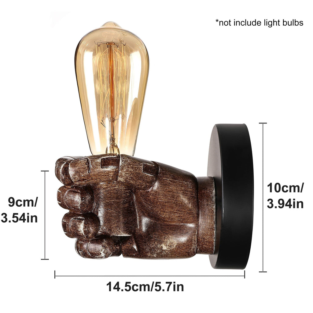 Palm Sculptural Hand Wall Light
