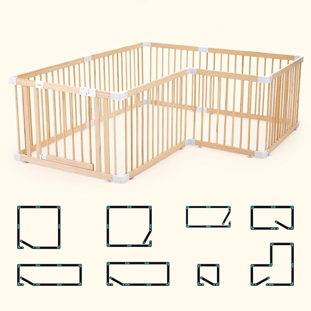 GOODNEST GROVE | Timber Pet Playpen & Tree Barrier
