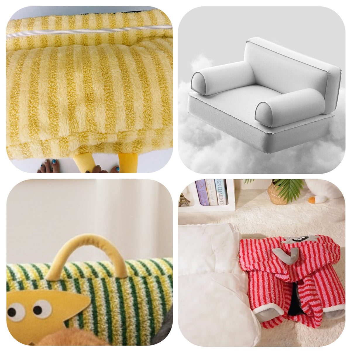 GOODNEST PLUME | Fluffy Pet Sofa Bed