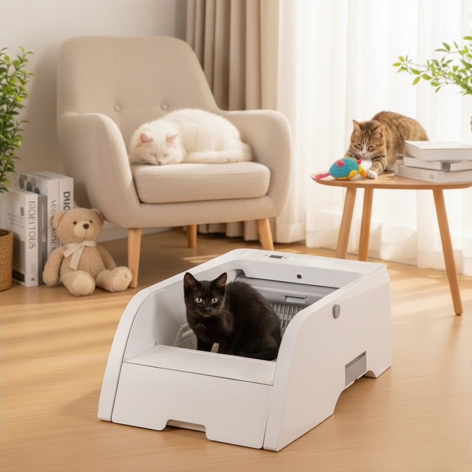 GOODNEST ORACLE | Automatic Open-Top Litter Box