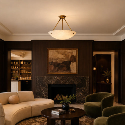 GOODNEST ALBA | Alabaster Ceiling Light