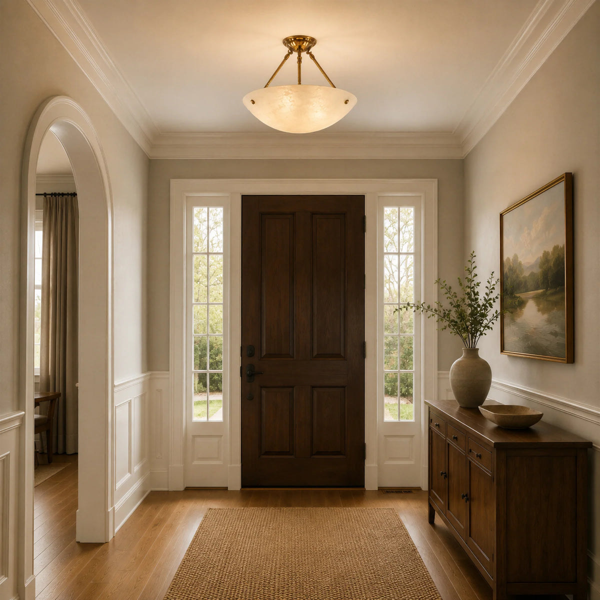 GOODNEST ALBA | Alabaster Ceiling Light