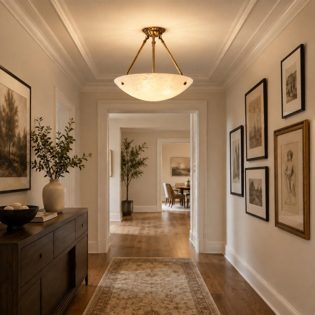 GOODNEST ALBA | Alabaster Ceiling Light