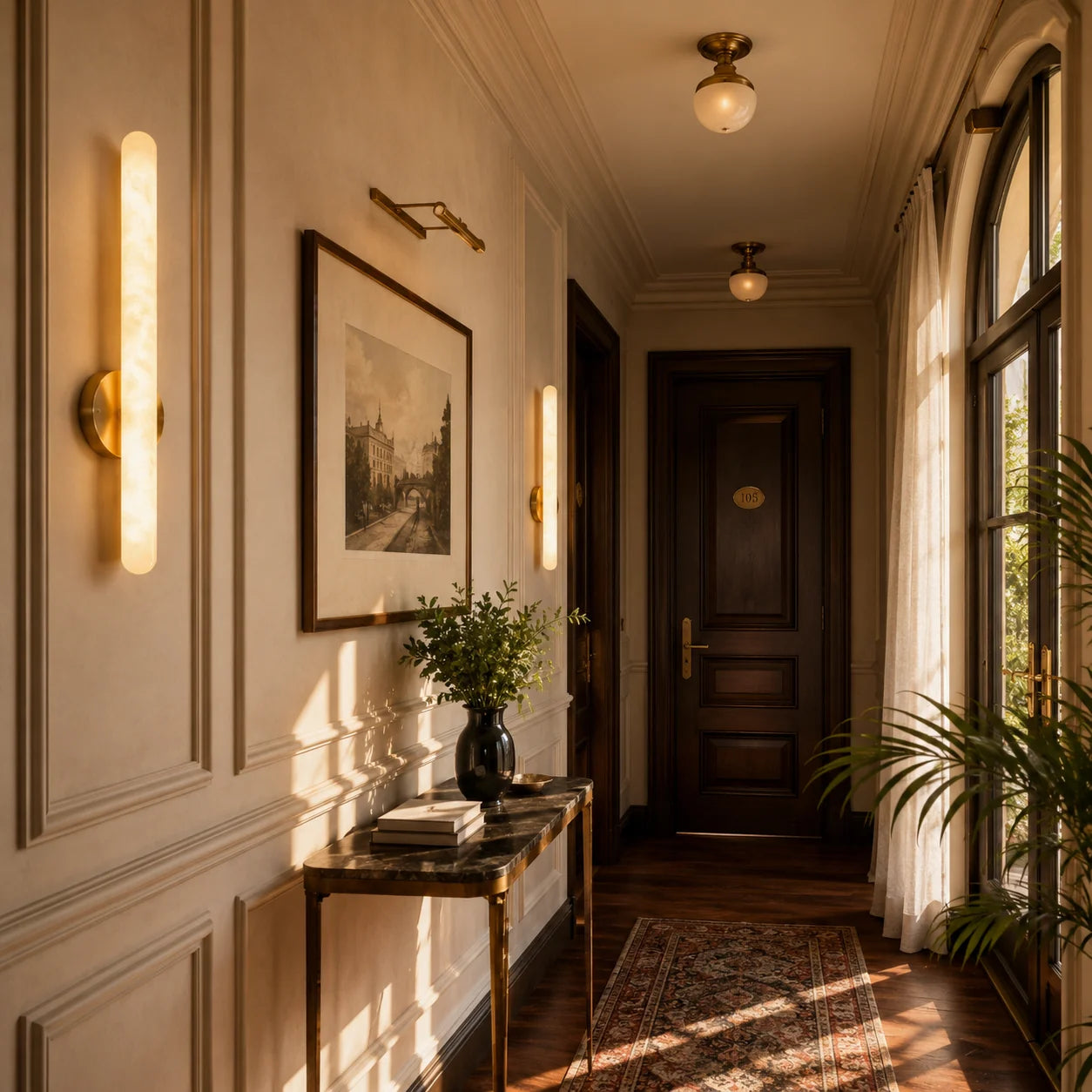 GOODNEST LUMEN | Alabaster Wall Light