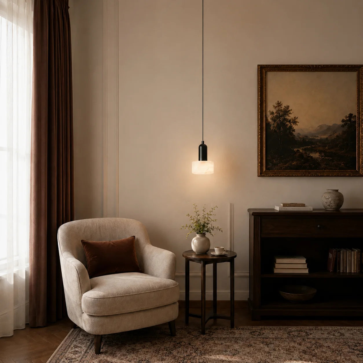 GOODNEST DRIFT | Alabaster Pendant Light
