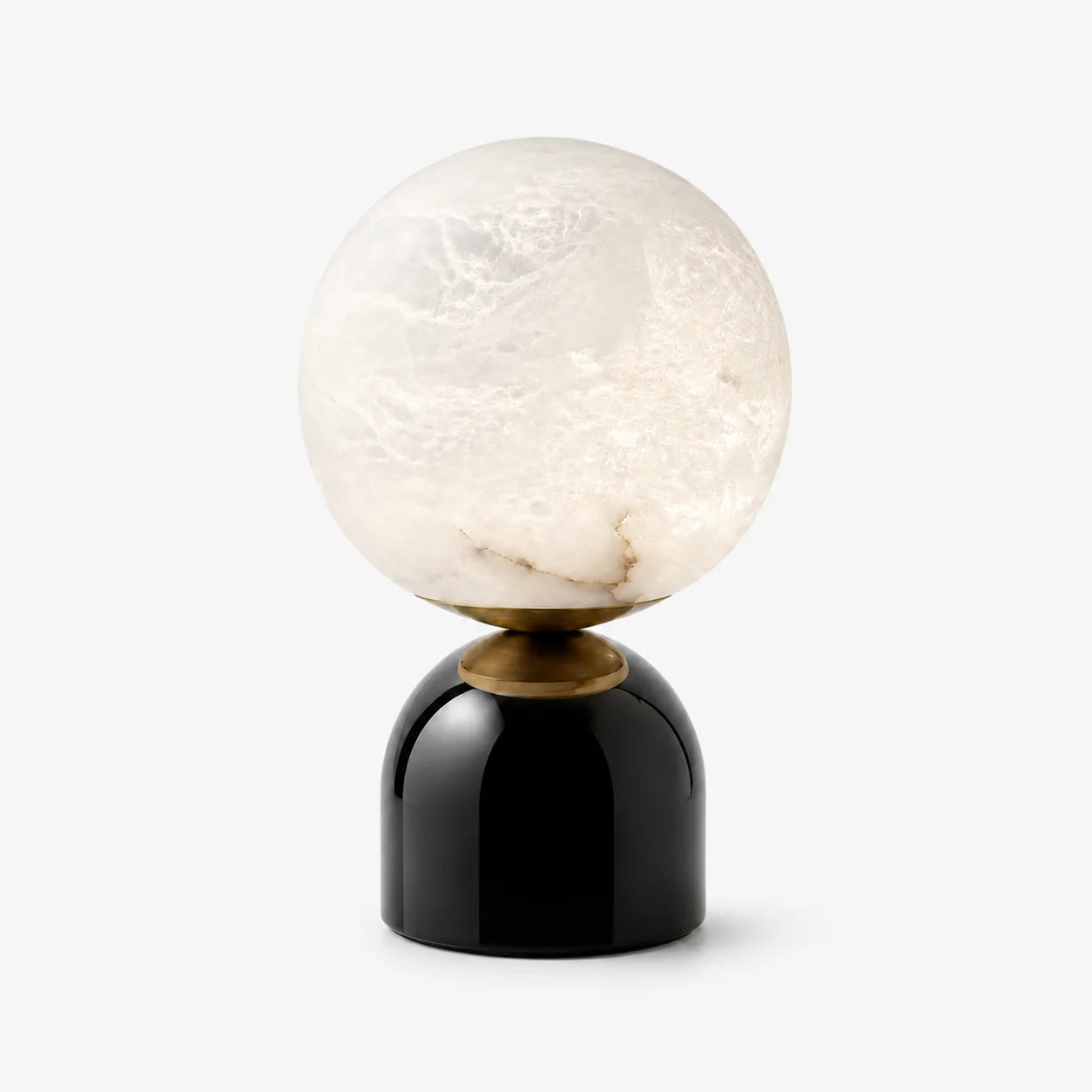 GOODNEST LUNA | Alabaster Globe Table Lamp