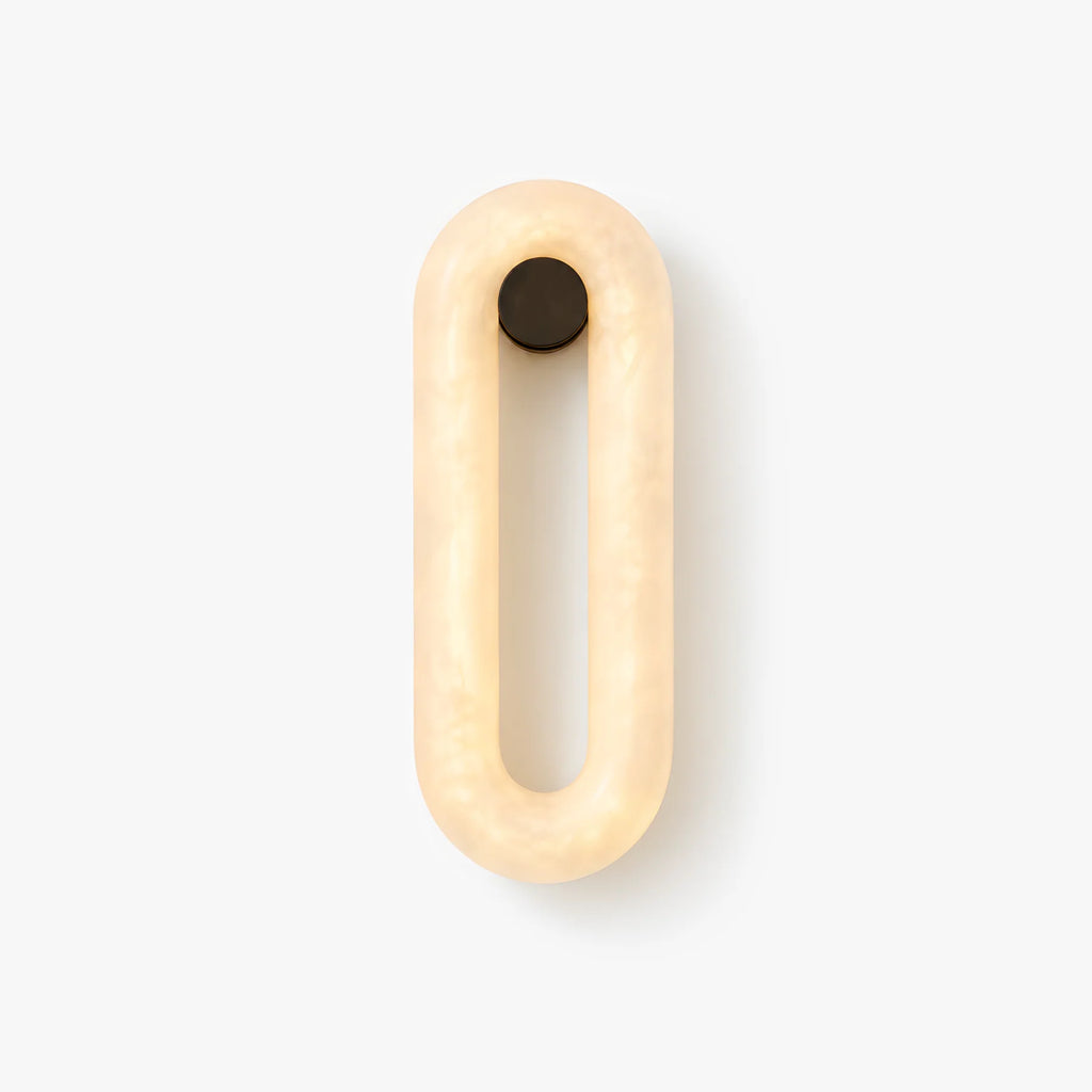 GOODNEST OPAL | Alabaster Oval Wall Light