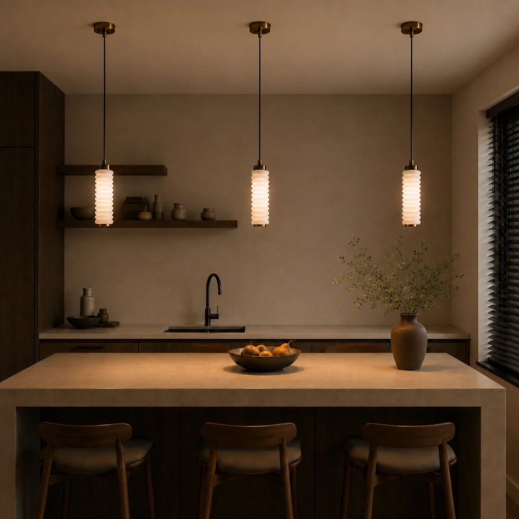 GOODNEST HALO | Alabaster Pendant Light
