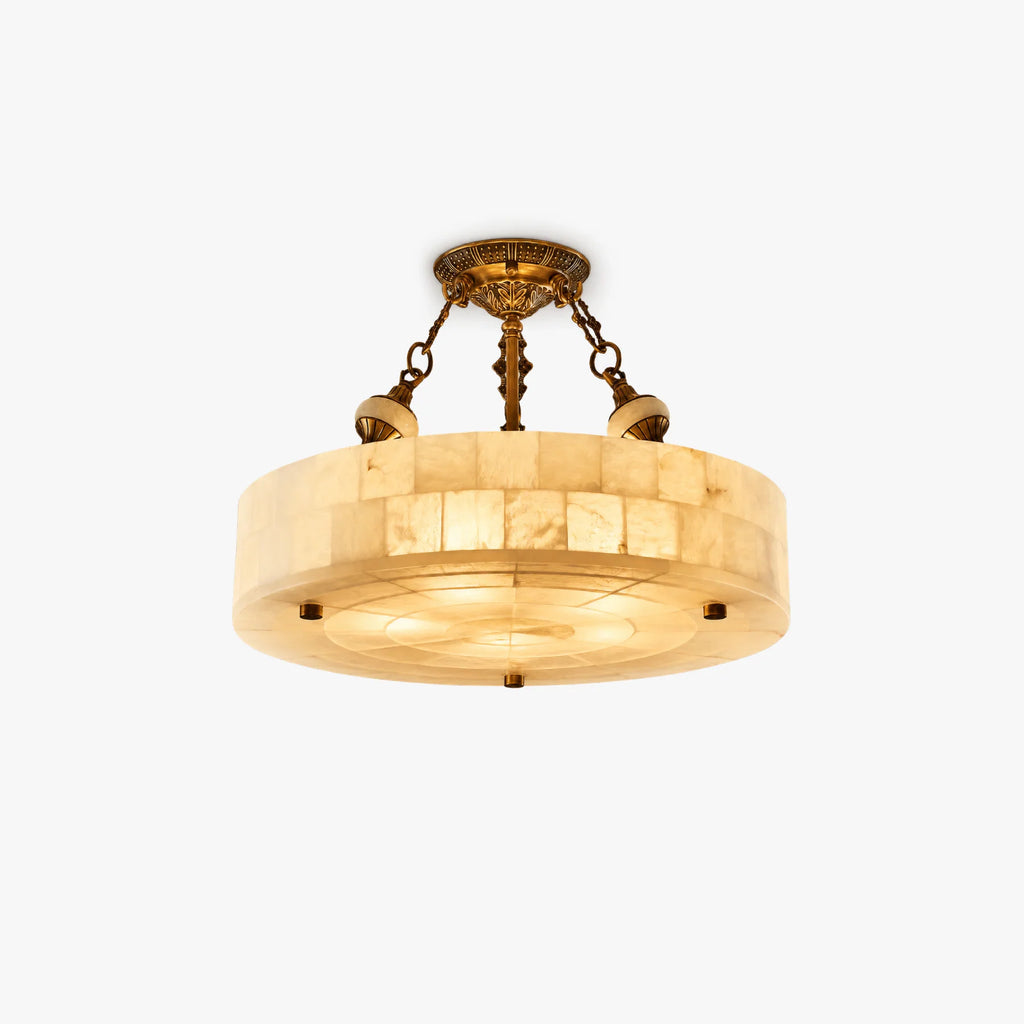GOODNEST CHALK | Alabaster Ceiling Light