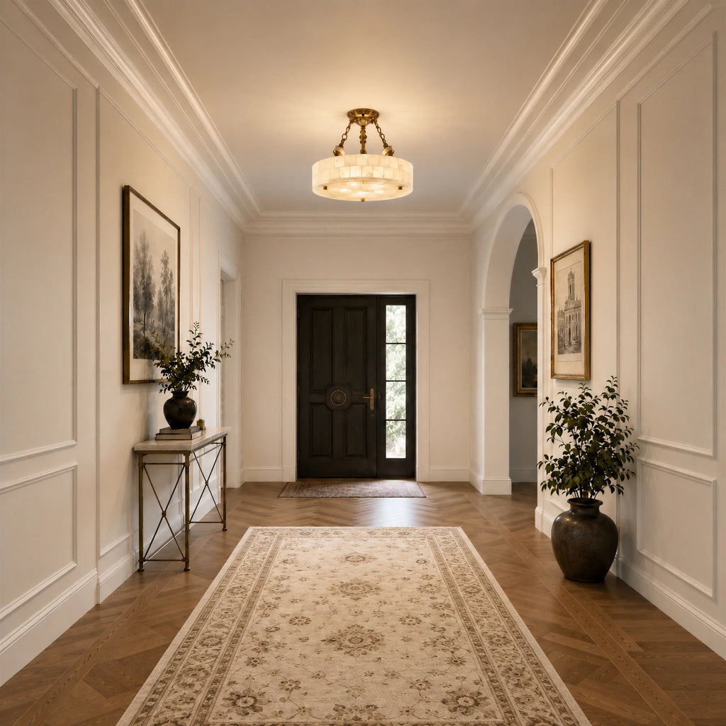 GOODNEST CHALK | Alabaster Ceiling Light