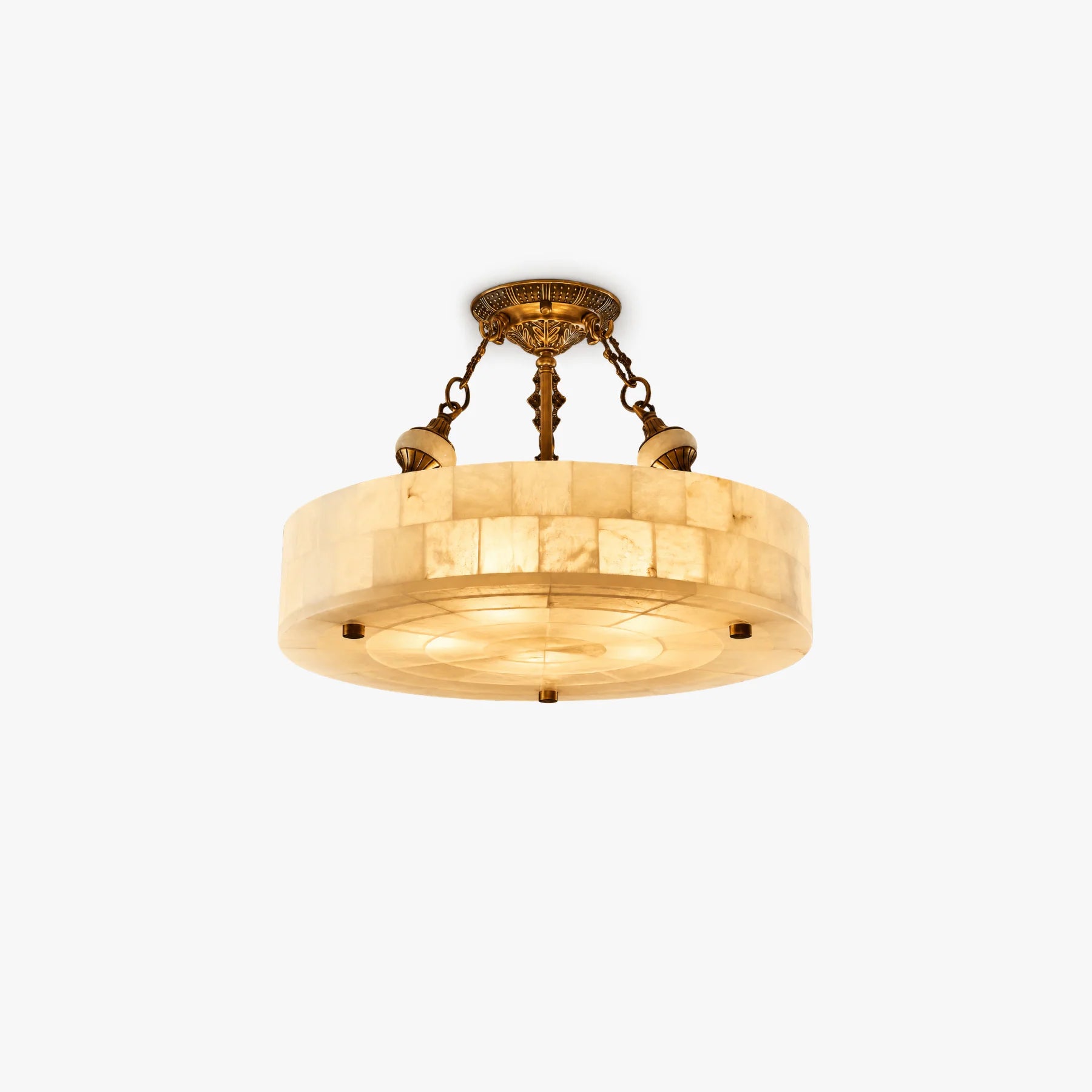GOODNEST CHALK | Alabaster Ceiling Light