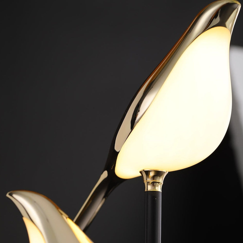 Finch Golden Bird Wall Light