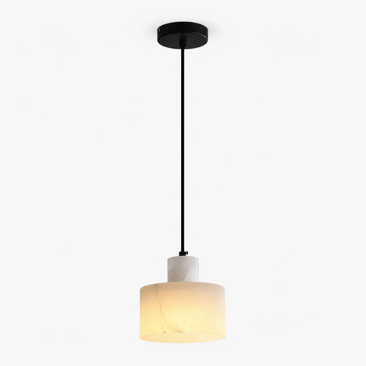 GOODNEST TAMBOUR | Alabaster Drum Pendant