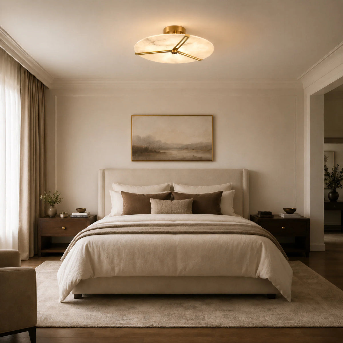 GOODNEST NIMBUS | Alabaster Ceiling Light