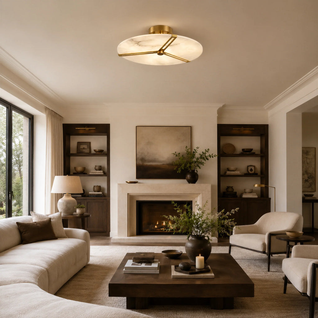 GOODNEST NIMBUS | Alabaster Ceiling Light